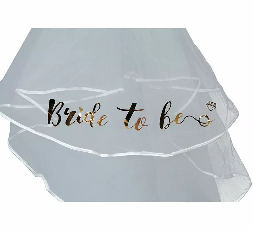 Translation missing: es.Velo de Novia Bride To Be de 70 cm
