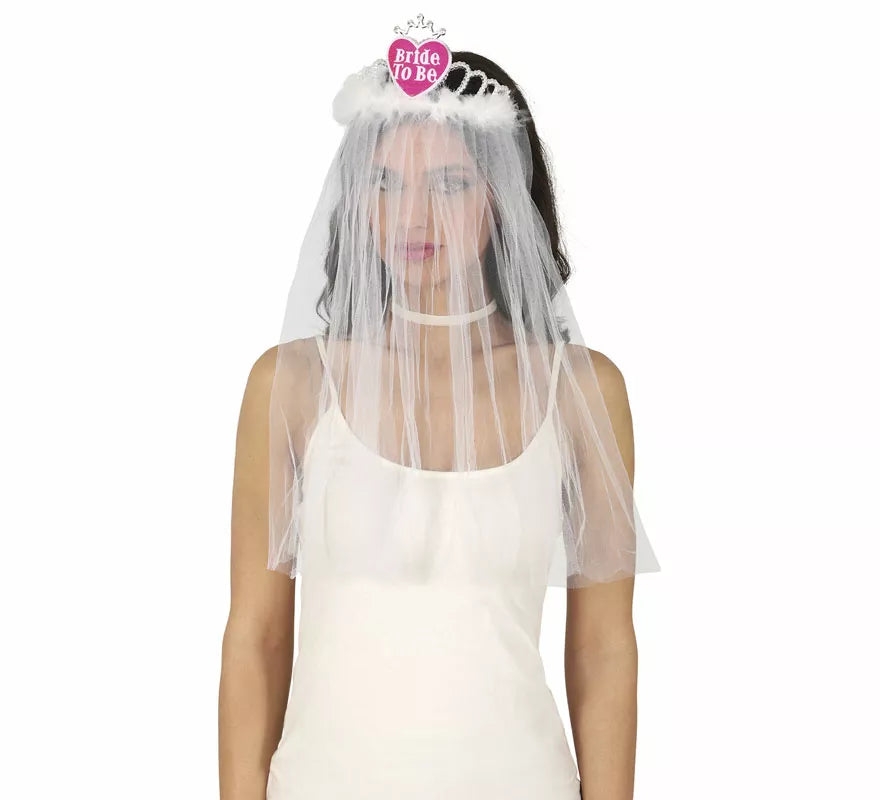 Translation missing: es.Velo de Novia con Diadema corazón