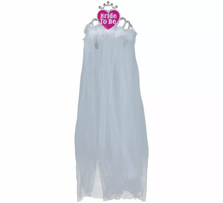 Translation missing: es.Velo de Novia con Diadema corazón
