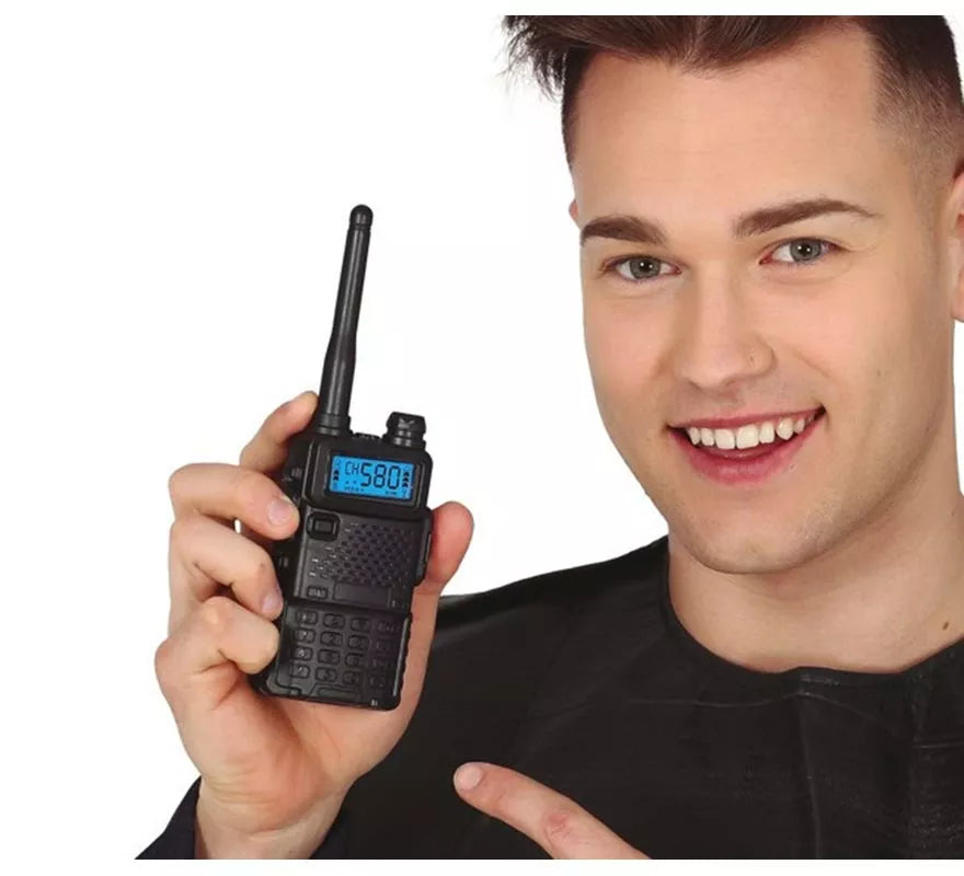 Translation missing: es.Walkie-Talkie Negro de 20 cm