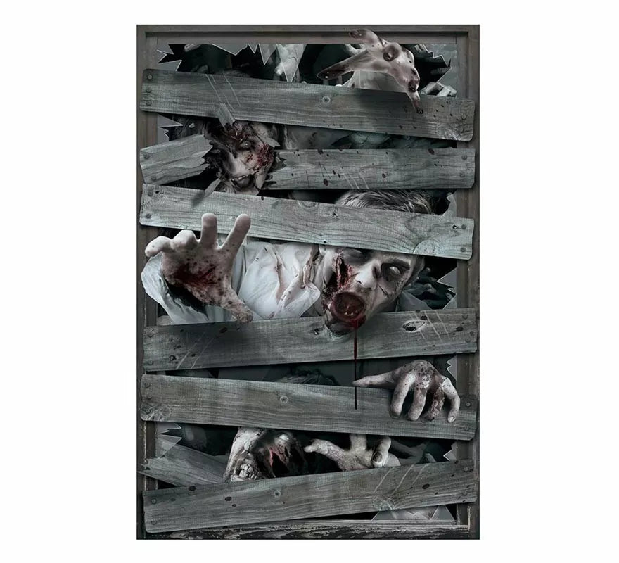 Translation missing: es.Window Zombies Decorativa de 80X120 cm