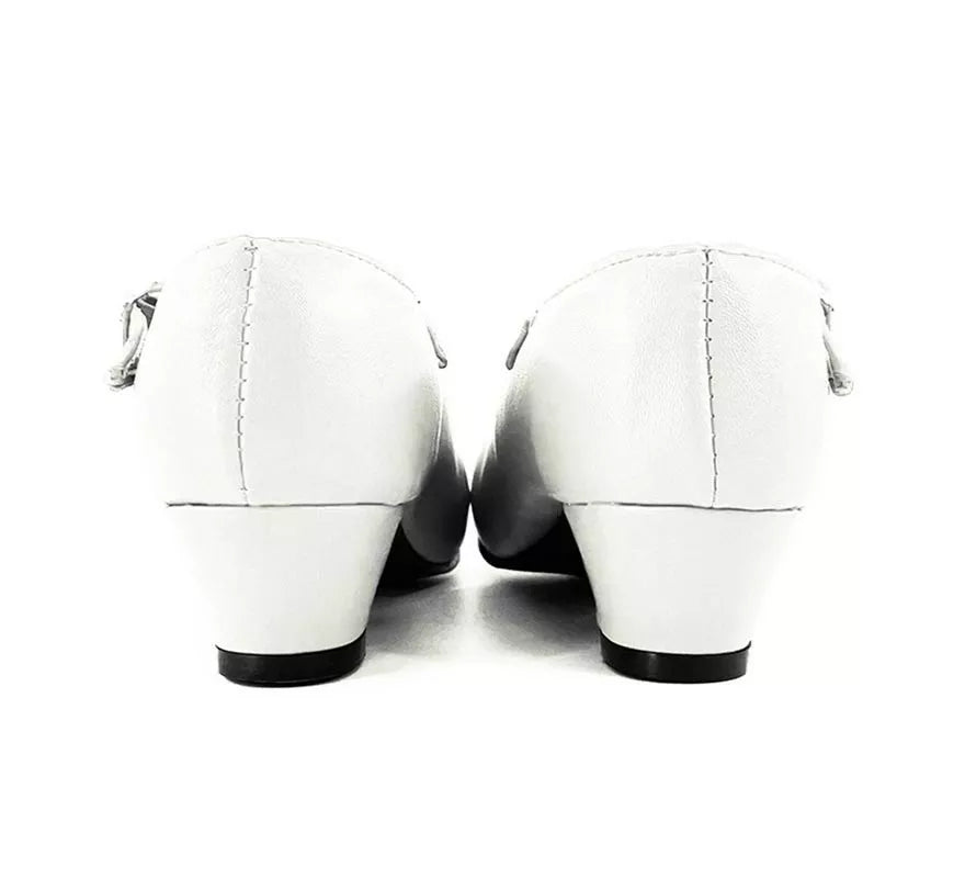 Translation missing: es.Zapato Sevillana con tacón Blanco en números del 22 al 41