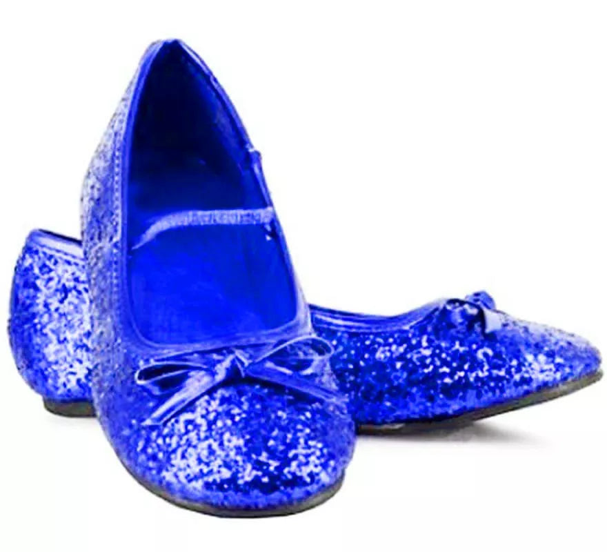 Translation missing: es.Zapatos Bailarinas Azul Purpurina en números del 22 al 41