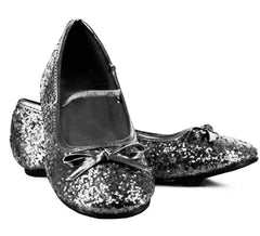 Zapatos Bailarinas Negras Purpurina en números del 22 al 41