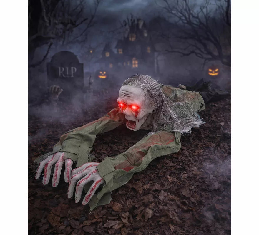 Translation missing: es.Zombie Gateando con Luz, Sonido y Movimiento de 100 cm