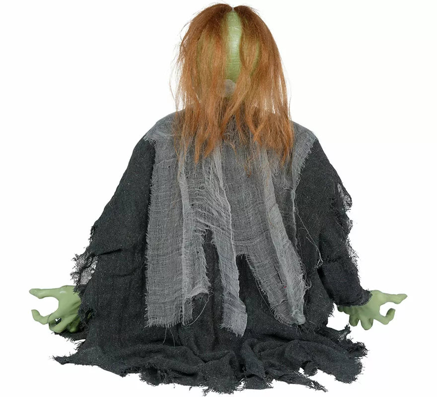 Zombie verde con Sonido y Movimiento de 64 cm