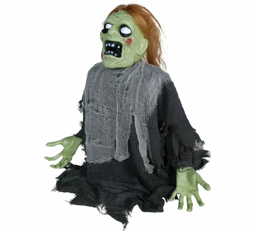 Translation missing: es.Zombie verde con Sonido y Movimiento de 64 cm